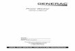 Generac Power Systems, Inc....Introduction and Safety Owner’s Manual for Power Washer 1 Section 1 Introduction and Safety Introduction Thank you for purchasing a Generac Power Systems