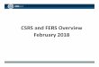 CSRS and FERS Overview - February 2018...Retirement System Federal Employees Retirement System-Revised Annuity Employee (FERS-RAE) PL 112-96, “Middle Class Tax Relief and Job Creation