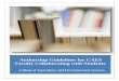 Authorhip Guidelines or SAES Faculty Collaborating with ... · Authorhip Guidelines or SAES Faculty Collaborating with Students 