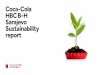 Coca-Cola HBC B-H Sarajevo Sustainability report ... The Coca-Cola HBC B-H 2018 Sustainability Report