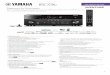 RX-A780 NEW PRODUCT BULLETIN - Abt Electronics*Compared to power consumption when ECO mode is off (Yamaha measurement) • Auto power standby function with variable time setting NEW