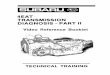 MSA5AV137B - Ludicrous-Speed...4EAT TRANSMISSION DIAGNOSIS VIDEO REFERENCE BOOKLET The 4EAT is a thoroughly modern, electronically controlled transmission. It is made up of three distinct