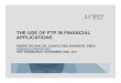 THE USE OF PTP IN FINANCIAL APPLICATIONS · the use of ptp in financial applications pierre bichon, sr. consulting engineer, emea pierre@juniper.net itsf, edinburgh, november 2nd,