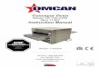 Conveyor Oven - Omcan Inc. MANU… · • Extended stainless steel conveyor belt for easy loading and large warming area for higher production. • Safe load up area with full width