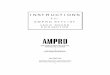 Ampro Stylist Manual - Paul Ivester · Maintaining the Ampro Stylist Projector SPECIFICATIONS 1. POWER REQUIREMENTS– 105 to 125 volts alternating or direct current. Power consumption