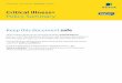 Critical Illness+ Policy Summary - Aviva · Critical Illness+ Policy Summary Keep this document safe This summary gives you an overview of what a Critical Illness+ policy is. It isn’t