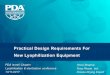 Practical Design Requirements For New Lyophilization Equipmentpdaisrael.co.il/131117/PDA Yossi Shapira 2 new... · Practical Design Requirements For New Lyophilization Equipment PDA