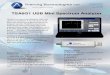 TSA6G1 USB Mini Spectrum Analyzer - Triarchy Technologiestriarchytech.com/Downloads/TSA6G/old/Datasheet_TSA6G1_11.pdf · spectrum analyzer. It can do most of all basic test items