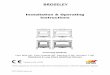 Installation & Operating Instructions - Broseley Fires · 2016-08-25 · OCT10/GB Issue 4d 1 Installation & Operating Instructions Covering Models: York Midi SE, York Grande SE, Serrano