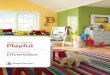 MAKING SPACES Playful - Sherwin-Williams · 2020-04-05 · SW 9168 Elephant Ear SW 9176 Dress Blues SW 6711 Parakeet Sunny Delight Amp up any space with vibrant color. Here, a wash