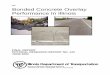 143 Bonded Concrete Overlay Performance In Illinois...Final Report BONDED CONCRETE OVERLAY PERFORMANCE IN ILLINOIS By: Thomas J. Winkelman Research Engineer Illinois Department of