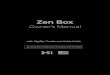 Zen Box - Amazon S3 · ZEN BOX - SHYZIP - PARTS IN THE BOX Shades Telis Remotes Channel 1 or 4 (Purchased separately) 6 CEILING MOUNT - 2 13 16" 2 15 16" 2X 1 4" 1 15 16" 2X 1 4"