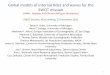 Global models of internal des and waves for the …Global models of internal des and waves for the SWOT mission USING: Realisc HYCOM and MITgcm Simulaons SWOT Session, AGU meeng, 13
