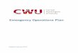 Emergency Operations Plan - Central Washington …...Emergency Operations Plan FEMA Chain of Command The CWU EOP is based on FEMA’s National Incident Management System (NIMS). An