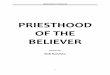 PRIESTHOOD OF THE BELIEVER - Douglas Jacoby...Are we reading the same Bible? So, I asked, “Please show me how to do it your way”. The other central passage concerning the oversight