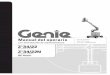 Manual del operario - Geniemanuals.gogenielift.com/Operators/Spanish/1000047SP.pdf · 2013-04-26 · No sustituya ninguno de los elementos vitales para la estabilidad de la máquina