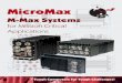 МicroМах...MicroMax supports each client’s needs by taking a customized approach to optimize each of its industrial computers. Our M-Max systems are excellent for harsh scenarios,
