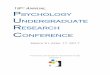 th Annual Psychology Undergraduate Researchpsa-psych.sites.olt.ubc.ca/files/2015/01/19th-PURC... · 2017-03-21 · 2 Dear Presenters, Faculty, Alumni, Students and Guests, Welcome