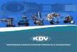 DIAPHRAGM VALVE ACTUATION PRODUCTS ...kdvflow.com/.../uploads/2019/05/br.xx.dv.actuators.v1.1.pdfDiaphragm Valve Actuation Products & Accessories 2. Pneumatic Actuators KDVs range
