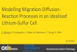 Modelling Migration-Diffusion- Reaction Processes in an ... · • Maximum capacity realised when all solid S 8 is reduced to solid Li 2 S. • Reaction mechanism by which this occurs