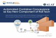 Automated Container Conveyance as Key New Component of Rail … · 2017-08-17 · Automated Container Conveyance as Key New Component of Rail Tech CONTAINER LOGISTICS August, 2017