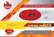 SAUDI FACTORY FOR FIRE EQUIPMENT Co. FIRE HOSE REEL FIRE ... · PDF file 180°. Hose reel diameter is 580mm and hose length is 30m. Swinging Arm Fire Hose Reels are designed for mounting