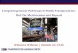 Integrating Career Pathways in Public Transportation: Rail ......The Transportation Learning Center . The Transportation Learning Center is a nonprofit organization dedicated to improving
