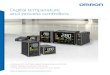 Digital temperature and process controllers...2 Digital temperature and process controllers - E5_C/E5_D Series 3 Next generation of controllers the era of A.I. Omron’s E5_C series