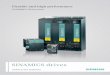 Flexible and high performance - Siemens€¦ · plant construction. SINAMICS S120 offers high-performance single- and multi-axis drives for an extremely wide range of in-dustrial