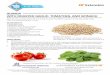 QUINOA WITH ROASTED GARLIC, TOMATOES, AND SPINACHQUINOA WITH ROASTED GARLIC, TOMATOES, AND SPINACH Quinoa contains more protein than any other grain. The tiny, beige-colored seeds