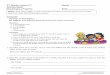 2 Grade: Lesson 3.1 Name Activity Sheet Dissolving is a ... · 2. After the candies were in the water for a while, describe what was different about how the M&M and the Skittle looked