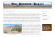 The Rimrock Report - University of Arizona · The Rimrock Report to do with the resources these lands contain: scenery, grass, wood, energy, ore…. water. Bottom line is that rangelands