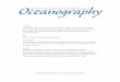 Oce THE OFFICIAL MAGAZINE OF THE OCEANOGRAPHY … · 2016-07-18 · Oceanograph | June 2016y 93 equatorial Rossby waves that propagate only along the equator in the so-called equatorial