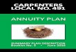 CARPENTERS LOCAL NO. 491 ANNUITY SPD Cycle D (4/16) Plan SPD.pdfCARPENTERS LOCAL NO. 491 ANNUITY SPD Cycle D (4/16) -1 INTRODUCTION This Summary Plan Description (“SPD”) is intended