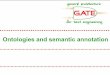 Ontologies and semantic annotation - GATE ... Semantic Annotation: Motivation Semantic annotation is
