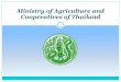 Ministry of Agriculture and Cooperatives of Thailand Pre...quarantined pest, and pesticide residue Inspect relevant documents, physical check, and quarantine Inspect relevant documents,