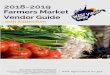 Farmers Market Vendor Guide - West Virginiabe met at the point of sale. The Farmers Market Vendor Guide represents a collaborative effort of the West Virginia Departments of Health