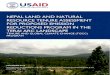 NEPAL LAND AND NATURAL RESOURCE TENURE ASSESSMENT … · RESOURCE TENURE ASSESSMENT FOR PROPOSED EMISSION REDUCTIONS PROGRAM IN THE TERAI ARC LANDSCAPE TENURE AND GLOBAL CLIMATE CHANGE