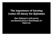 The importance of learning (some) IR theory for diplomats · 2016-12-13 · How Pakistan’s civil service recruitment process shortchanges its diplomats. A little about myself •