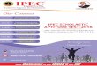 ipeciit.comIpeciit.com/updownload/ISAT BROUCHER.pdfDocuments required Test Full S labus as er CBSE Curriculum * IPEC Scholastic Aptitude Test ad-nit cad and school Photo ID card Test