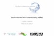 International R&E NetworkingPanel - Events | Internet2€¦ · CUDI is starting to build fiber rings in several cities and IXP’s to facilitate conectivity of higher education isntitutions