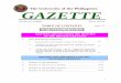 The University of the Philippines GAZETTE...2014/06/08  · The University of the Philippines GAZETTE VOLUME XLV NUMBER 4 ISSN No. 0115-7450 TABLE OF CONTENTS Pages 1-15 1298th MEETING,