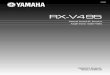 Ampli-Tuner Audio-Video Natural Sound AV Receiver RX-V495€¦ · yamaha electronics (uk) ltd. yamaha house, 200 rickmansworth road watford, herts wd1 7js, england yamaha scandinavia