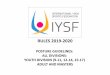 PowerPoint Presentation - IYSF Guidelines 2019 … · SCORING OF POSTURES • The scoring methods are the same for all Divisions (3 Youth Divisions, Adult and Masters) in official