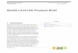 QorIQ LS1012A Product Brief · functionalities of the LS1012A integrated processor. LS1012A is targeted at the consumer NAS, IoT gateway, broadband Ethernet gateway, and industrial