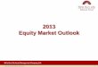 2013 Equity Market Outlook - Fundsupermart€¦ · Birla Sun Life Asset Management Company Ltd. o Earnings growth to mean revert and catch up with nominal GDP trend ~14%. Earnings