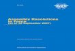 Assembly Resolutions in Force · Assembly Resolutions in Force Doc 9902 Published by authority of the Secretary General International Civil Aviation Organization (as of 28 September