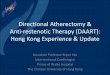 Directional Atherectomy & Anti-restenotic Therapy (DAART ...€¦ · Existing DAART Data Few single-center studies & one randomized feasibility study 1. Presented by Zeller T, VIVA,