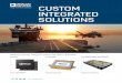 Custom Integrated Solutions - Analog Devices€¦ · Broadband HPA Custom Modules to Enable your High Reliability System X High performance exciters and synthesizers X RF mmW converters,
