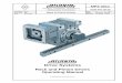 Rack & Pinion Operating Manual MPZ 001 - ATLANTA Drive S · ☞ Keep a sufficient distance away from moving and rotating machinery. ☞ For safety, Buyer or User should provide protective